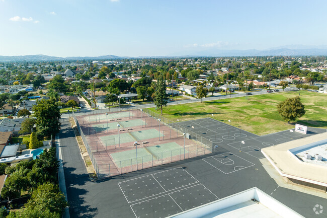 The beautiful campus of Alicia Cortez Elementary includes modern amenities for students.