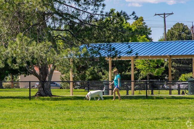 Jason Park in Englewood has a large field, perfect for fog walks.