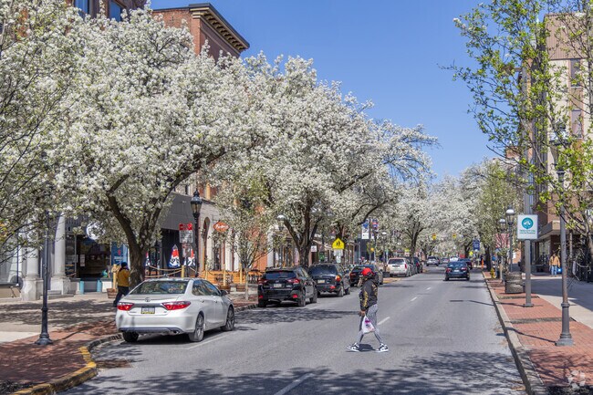 Downtown York has many mom and pop shopping and dining options.