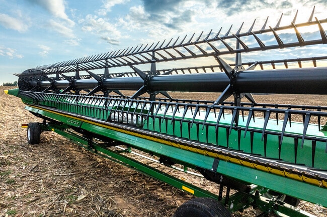 When you live in Dayton, you will see a lot of farming equipment.