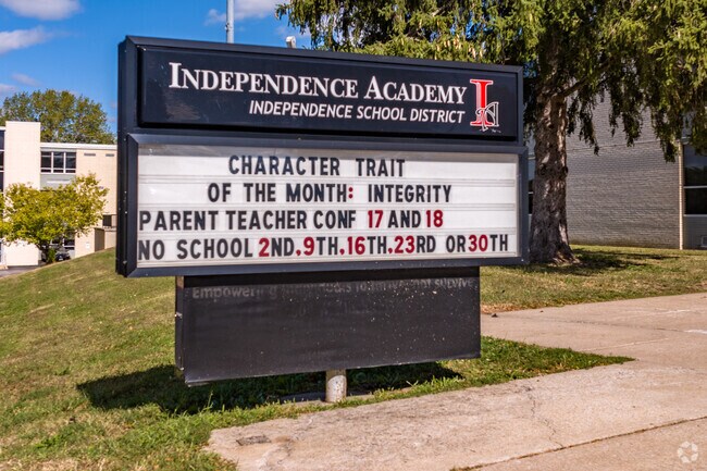 Independence Academy School is right around the corner from some students in Ott-Chrisman.