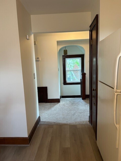 Kitchen & hall to stairs
