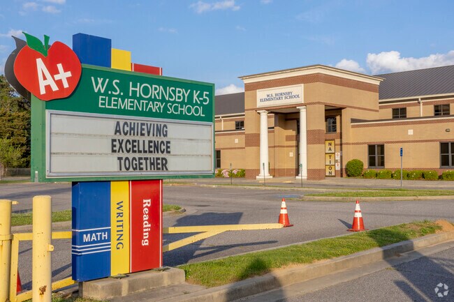 Hornsby Elementary is the pride of the community.