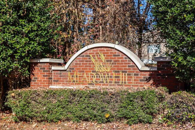 The entrance to Meadow Hill in Wilson Heights.