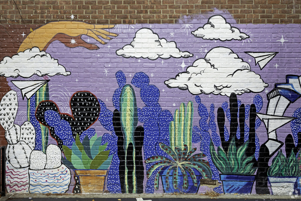 Some of the beautiful artwork that aligns the walls of East Bronx Academy for the Future.