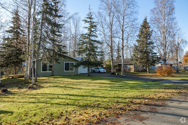 Tall pines add shade and privacy to Chugiak homes.