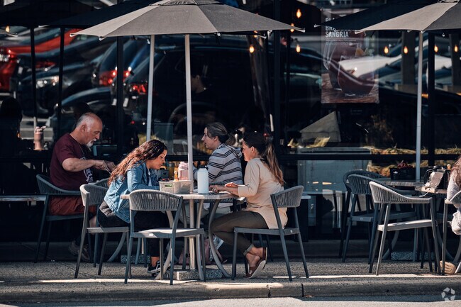 The Greenbriar Town Center has a good variety of dining and shopping options.