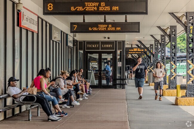 Hartford Union Station offers a bus and train transportation hub serving the city.