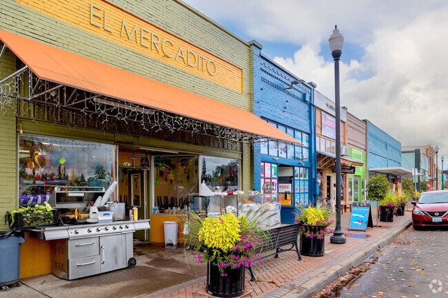 Woodburn has a small downtown district where you’ll find an abundance of Latino taquerias.