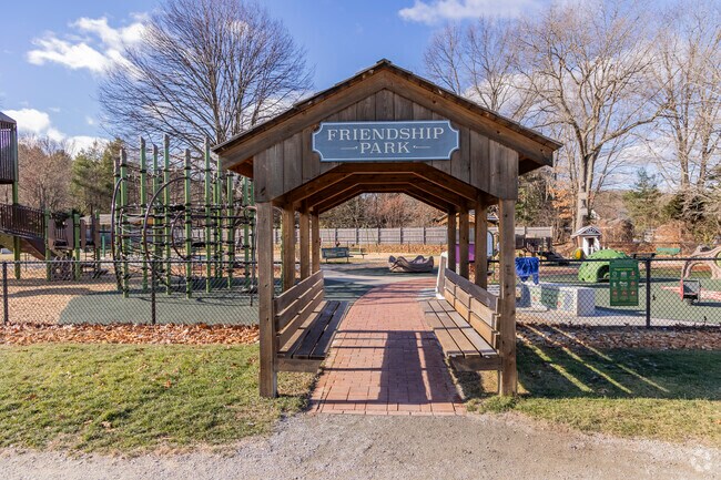 Friendship Park in Chelmsford offers a large playground, ball fields and a walking path.