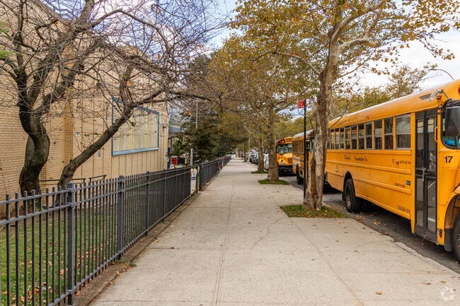 JHS 185 Edward Bleeker has 77% of economically disadvantaged students.
