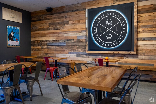 Latte Love is a popular chain for breakfast on Killingly St.