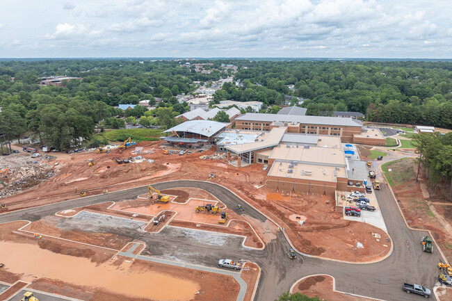 Clarke Middle School is in the process of building a brand new campus.