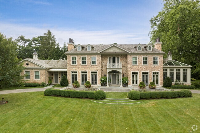 Most Lake Forest homes are French, Tudor and Colonial-inspired mansions.