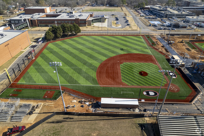 Baseball field for Decatur Middle and High Schools in Decatur Alabama.