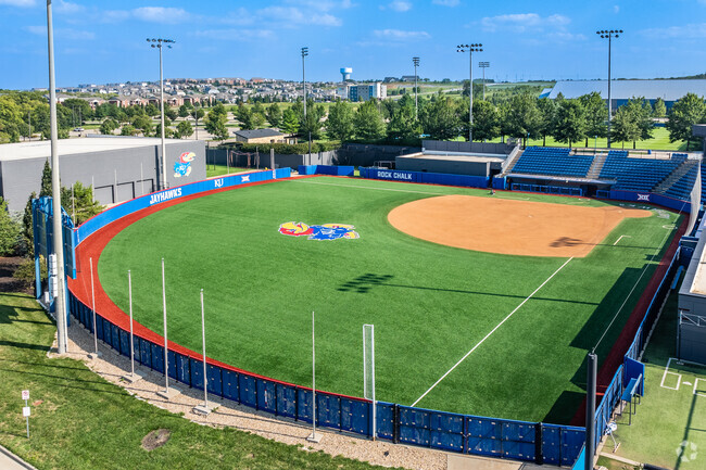 Rock Chalk Park is home to the Jayhawks Baseball Field
