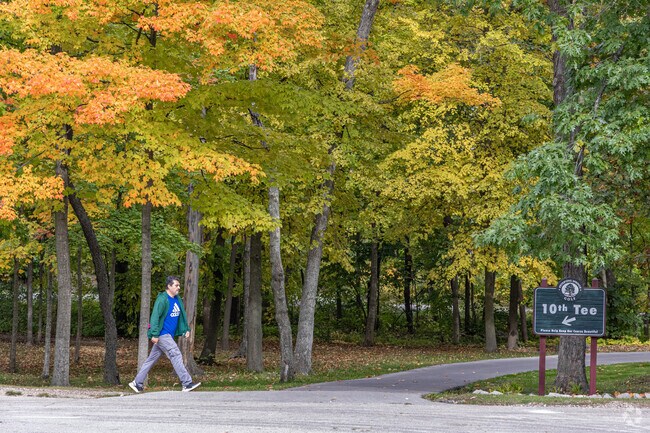 Petrifying Springs Golf Course has a nice walking trail for Somers residents to enjoy.