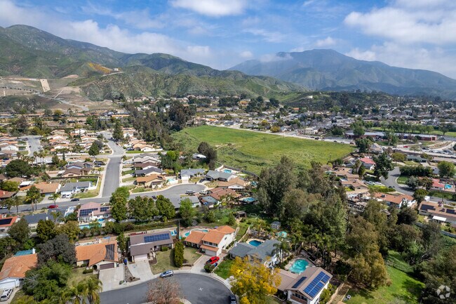 Many homes in Amber Hills feature mountains in their backyards.