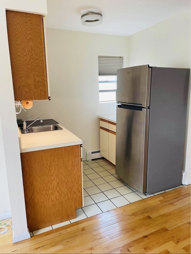 Walk in Kitchen with windows