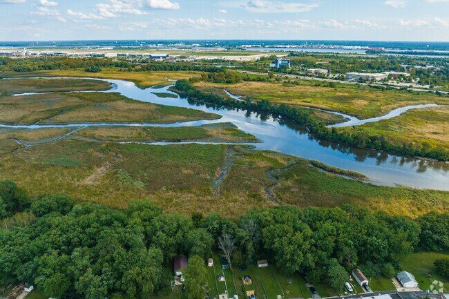 Derby creek setws a beautiful landscape for Folcroft residents.
