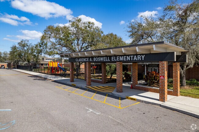 Clarence Boswell Elementary School welcomes young learners in Jones Corner.