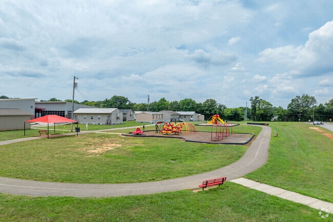 Kids can play on the playground at Rossview Elementary School in Clarksville.
