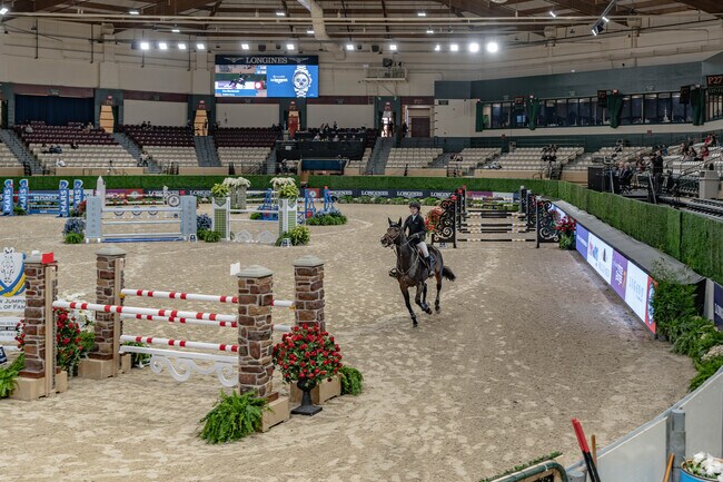 The Washington International Horse Show is hosted at the Shoe Place Arena every year..