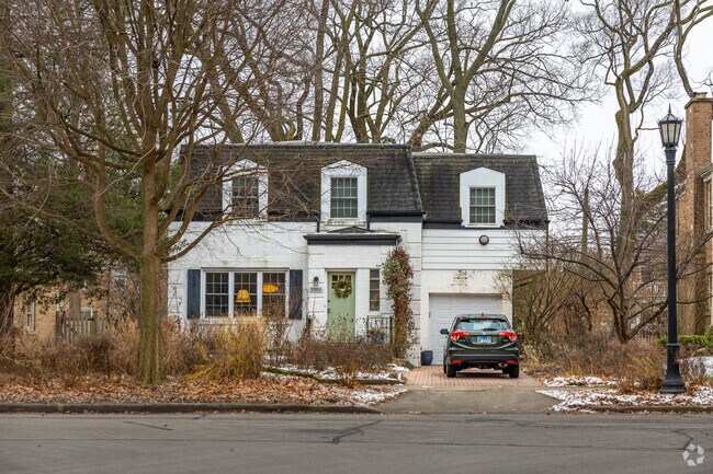 Many homes in Southwest Evanston are surrounded by mature trees.