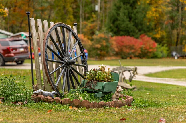 Find the wagon wheel in the front yards of many South Bend Township homes.