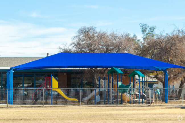 Students love the playground equipment at Cragin Elementary School.