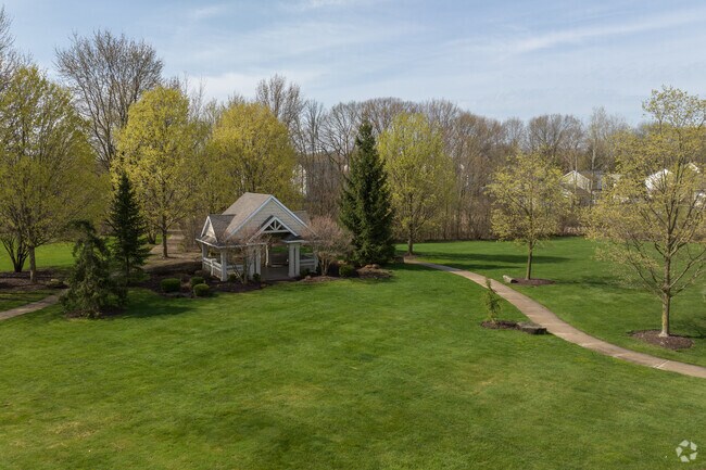 Bailey's Grove has a large community green space at the heart of the neighborhood.