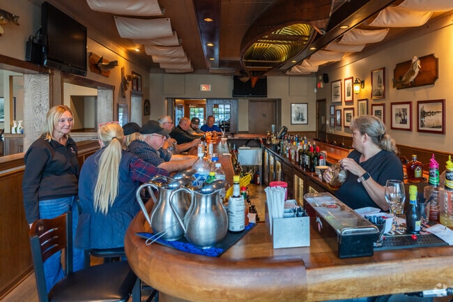 The Waterfront serves up excellent drinks and food with a seasonal patio.