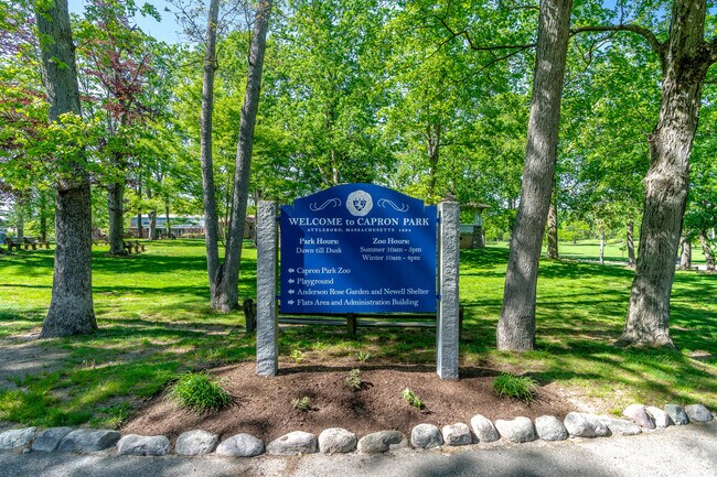 Families can go for walks and have picnics at Capron Park in Attleboro.