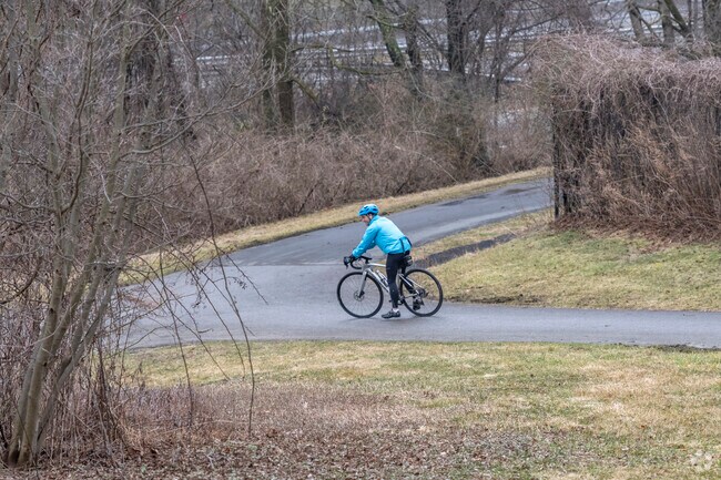 The North Country Trailway runs directly through Elmsford and is a great place for exercise.