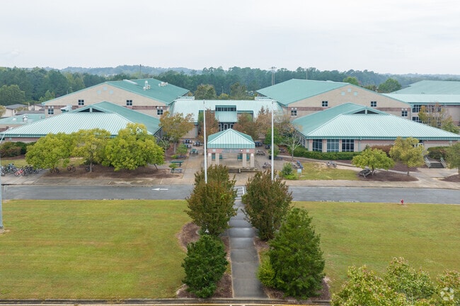Students may ride their bikes to Davis Drive Middle School.