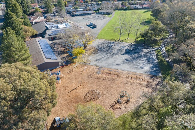 Your kids will love the playground at Strawberry Elementary School.