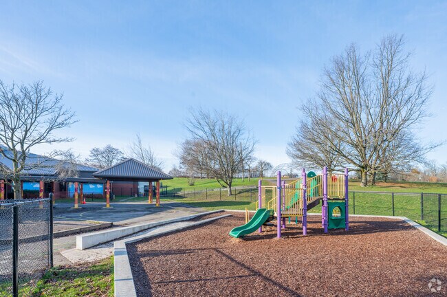 Students can use the playground at Maple Elementary School during recess.