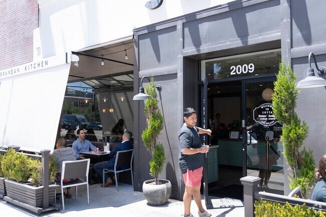 Dine in at Sotta in Rancho Adjacent which is known for their Mediterranean cuisine.