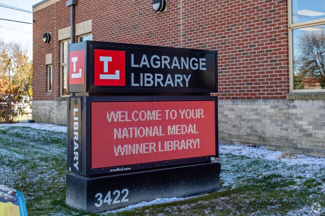 Lagrange boasts a national medal winning local library.