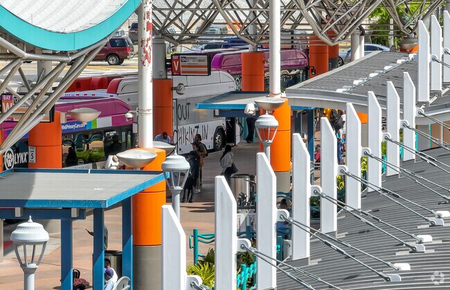 The main hub for Lynx Buses and the Sunrail is only minutes from Milk District.