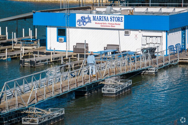 Shady Creek Marina is a popular boating dock in El Dorado.