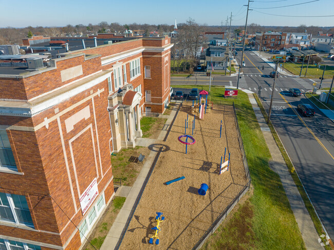 The students enjoy their playtime here at the Mt. Healthy Preparatory School.