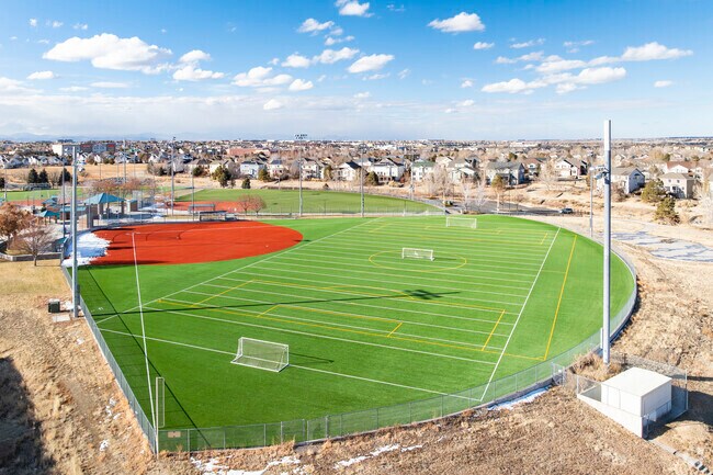 Gorgeous fields at Challenger Regional Park in Meridian Village, Lone Tree, Colorado.