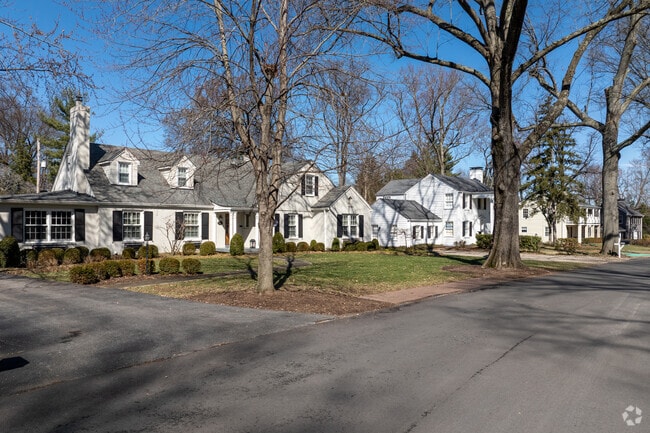 This is a row of homes in the Druid Hills neighborhood.