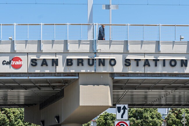 San Bruno Caltrain Station offers easy access near Monte Verde.