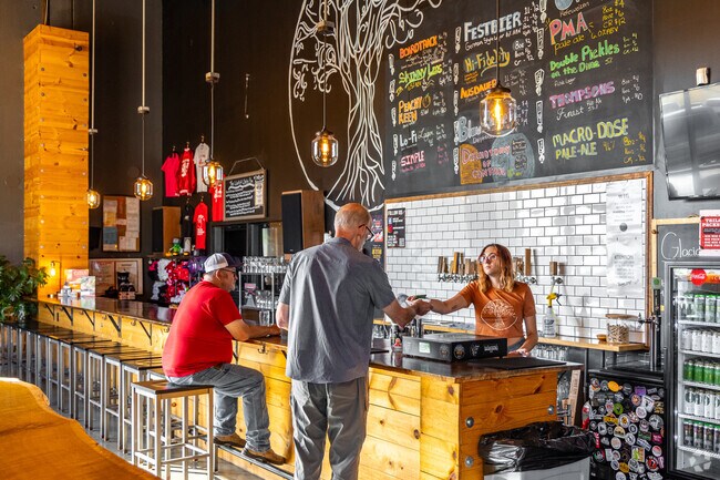 Head to White Elm Brewery near Salt Valley View to taste some small-batch craft beers.