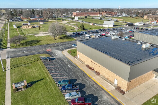 Sandwich High School is located off of Lions Road.