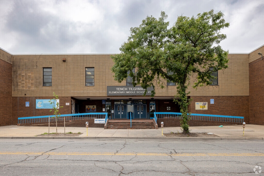 Tench Tilghman Elementary School building in Middle East.