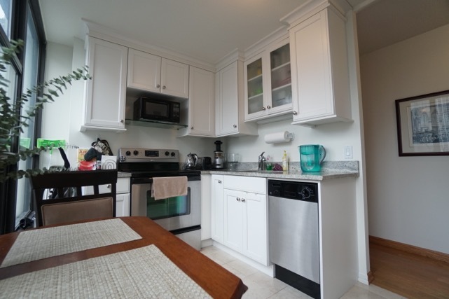 Bright white kitchen