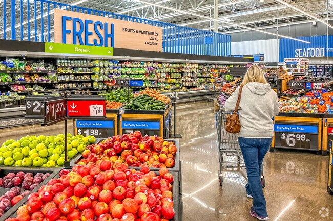 Walmart is one of several grocery store options near Outer Davenport/Bettendorf.
